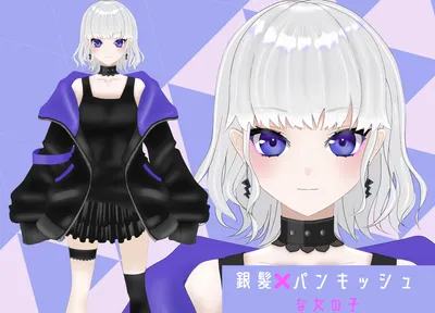 オッドアイ猫の女の子 - えむ - nizima by Live2D