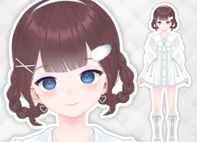 限定1点】白うさぎ - ach - nizima by Live2D