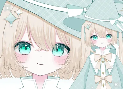 おだんごページ ムラサキ髪のお団子の女の子【VBridger対応モデル】【限定一点