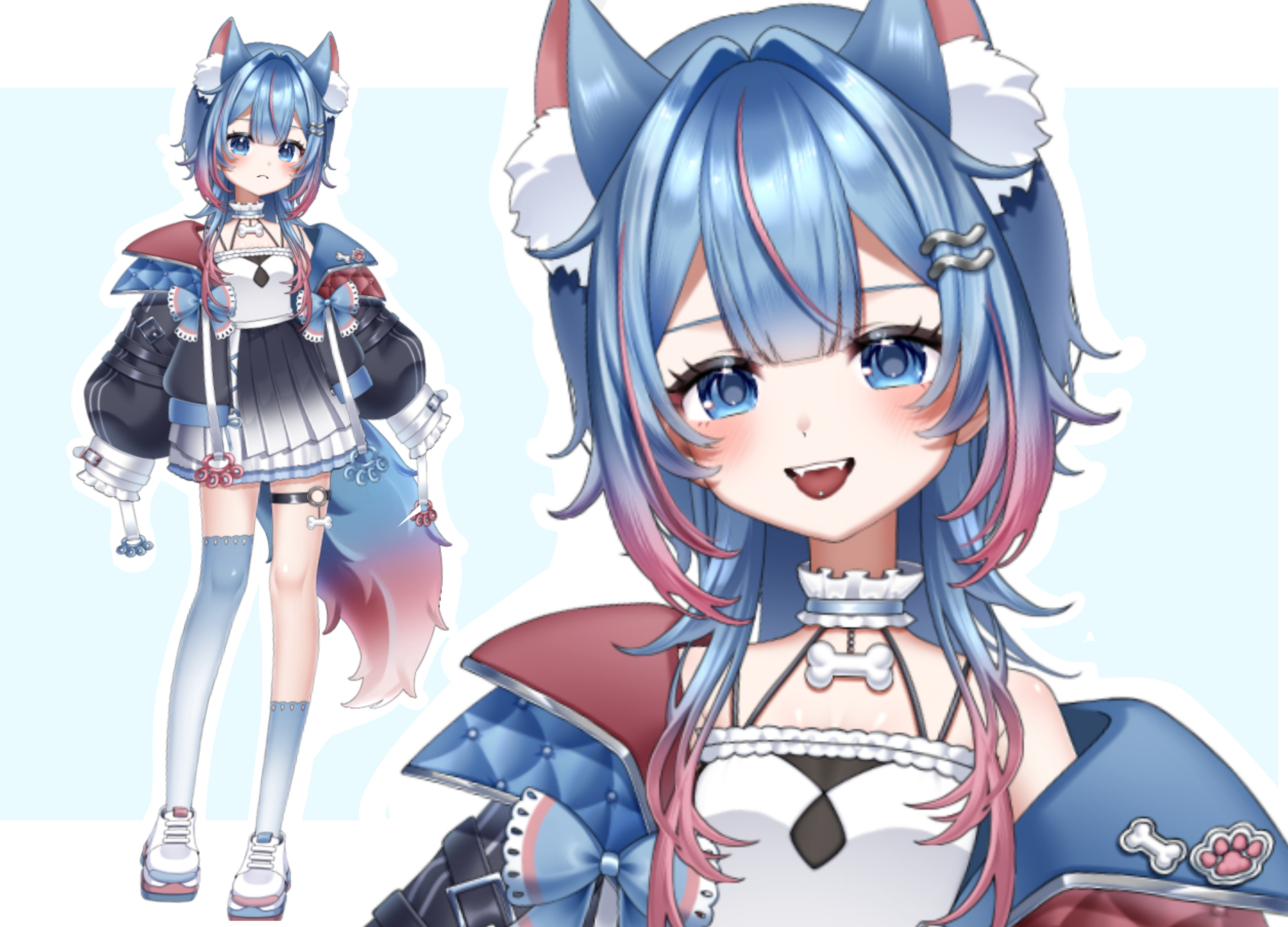 ウルフちゃん - めがち - nizima by Live2D