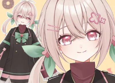 限定1点】三つ編みツインの女の子 - ふのい - nizima by Live2D