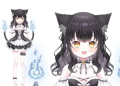限定1点】魔女ねこちゃん【販売予定】 - R - nizima by Live2D