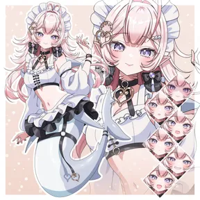 限定1点】ジャージメイド×天使【VTS対応】 - オルタ - nizima by Live2D