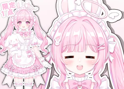 限定1点】白髪のケモミミ少女(asmr) - ネコミミ100% - nizima by Live2D