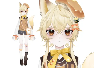 汎用型/練習用】未定ちゃん【パーツ分けPSD】 - MP - nizima by Live2D