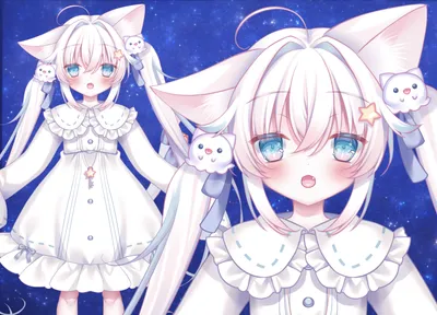 パーツ分けpsd】月のうさぎちゃん - えむ - nizima by Live2D