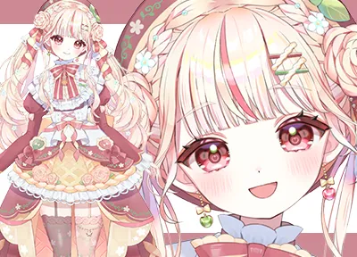 限定1点】黒ピンクちゃん【VTS対応】 - さそり - nizima by Live2D