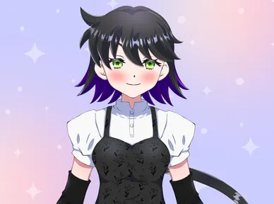 まりちゃん確認用 限定1点】グリーンの魔法少女ちゃん【VTS対応】 - 画藤ショコラ