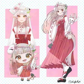 ツインセーラー服 女子 - もかふしぎ - nizima by Live2D