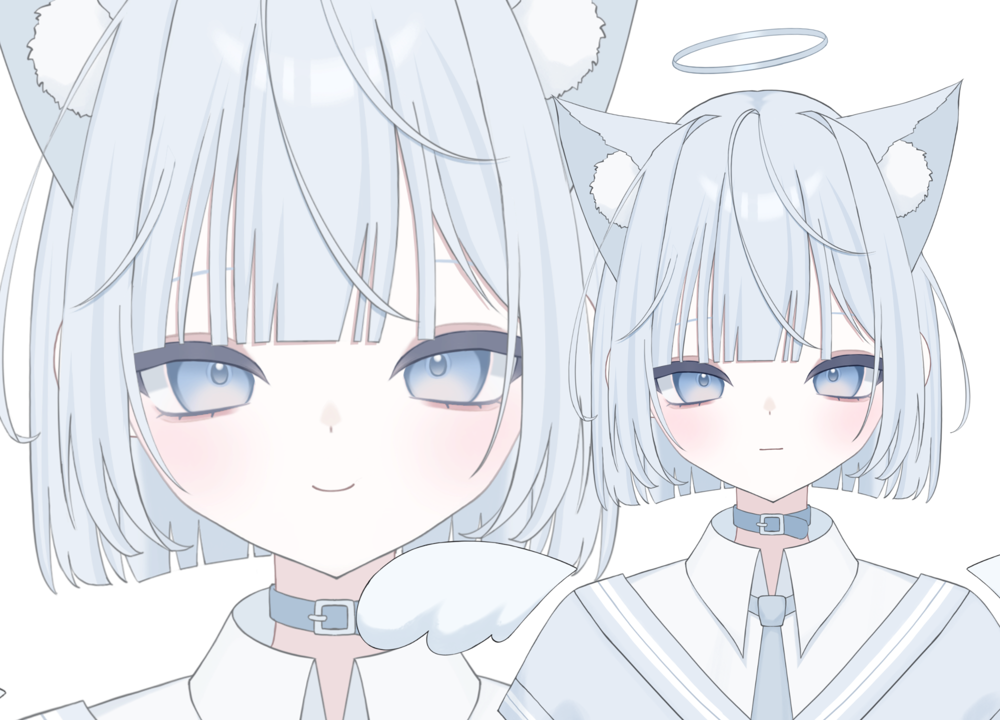 こねこ 2点まとめ 限定1点】ねこてんしJK【VTS対応】 - sui - nizima by Live2D