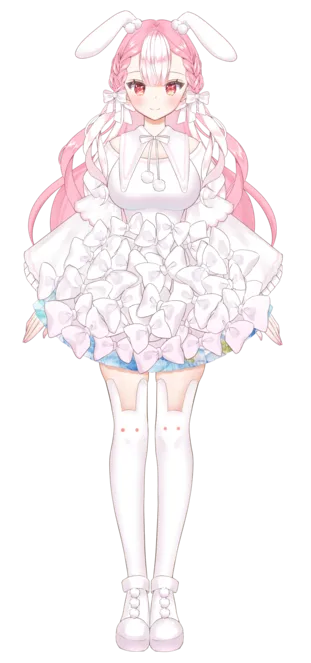 限定1点】うさぎ獣人の女の子 - 7cm - nizima by Live2D