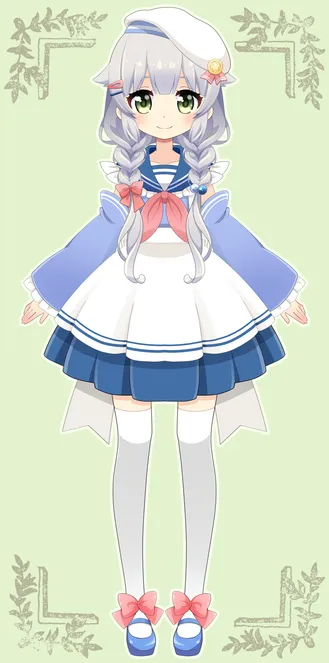 限定1点】パーツ分け済PSDふんわり三つ編みの女の子 - あさばひろむ