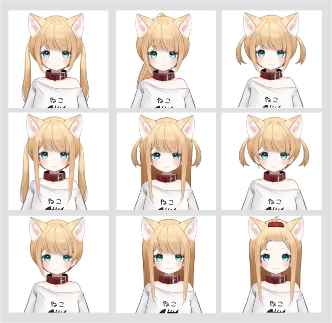 汎用モデル live2d -vtuberかわいい猫 -白猫 - ゆみ - nizima by 汎用モデル live2d -vtuberかわいい猫 -白猫 - ゆみ - nizima by