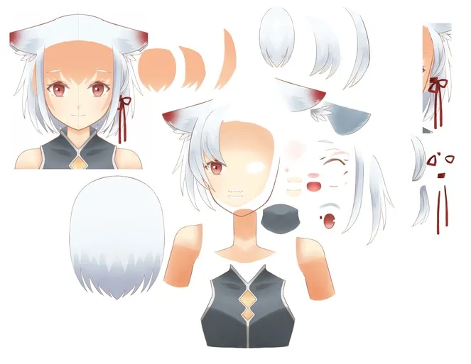 汎用・和風っぽいショタ猫さん - YT - nizima by Live2D 汎用・和風っぽいショタ猫さん - YT - nizima by Live2D