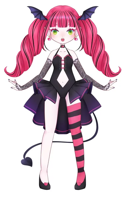 VTS対応】小悪魔ちゃん【ミニキャライラストつき☆】 - ricco VTS対応】小悪魔ちゃん【ミニキャライラストつき☆】 - ricco