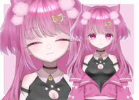Vtubestudio対応】ピンクねこの女の子【高可動】 - さくらい Vtubestudio対応】ピンクねこの女の子【高可動】 - さくらい