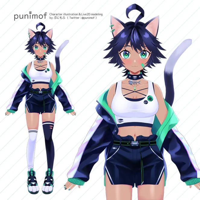 限定1点】くろねこちゃんver2【VTS対応】 - ぷにもふ punimof 限定1点】くろねこちゃんver2【VTS対応】 - ぷにもふ punimof