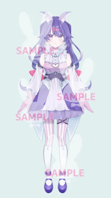うさぎの女の子【VTube Studio対応】 - いうる - nizima by Live2D うさぎの女の子【VTube Studio対応】 - いうる - nizima by Live2D