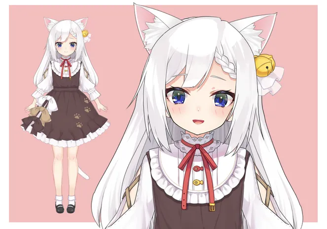 限定1点】白猫少女ちゃん - 魔界ぺんぎん - nizima by Live2D 限定1点】白猫少女ちゃん - 魔界ぺんぎん - nizima by Live2D