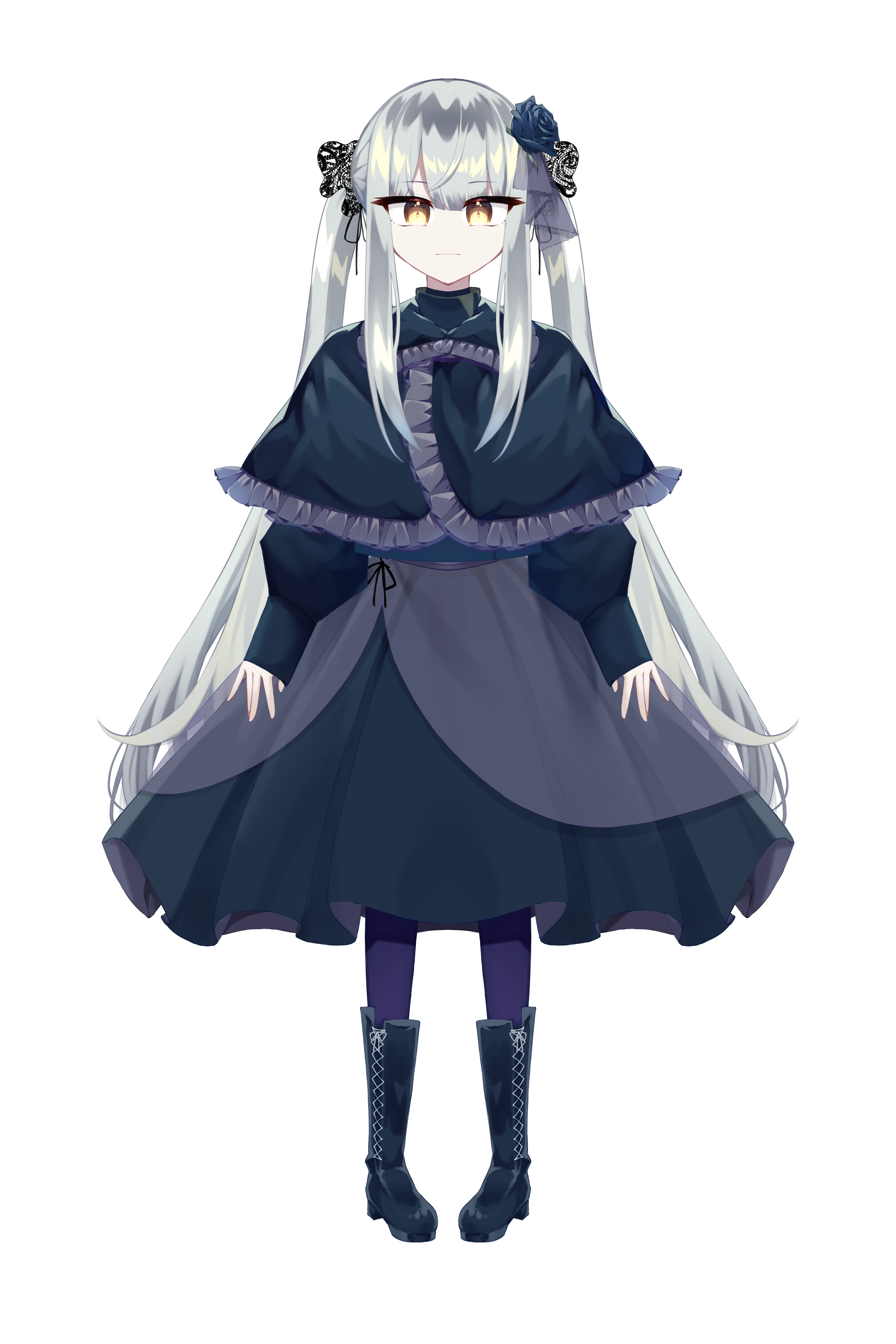 パーツ分け済みpsd ゴスロリ風 女の子 Known Nizima By Live2d