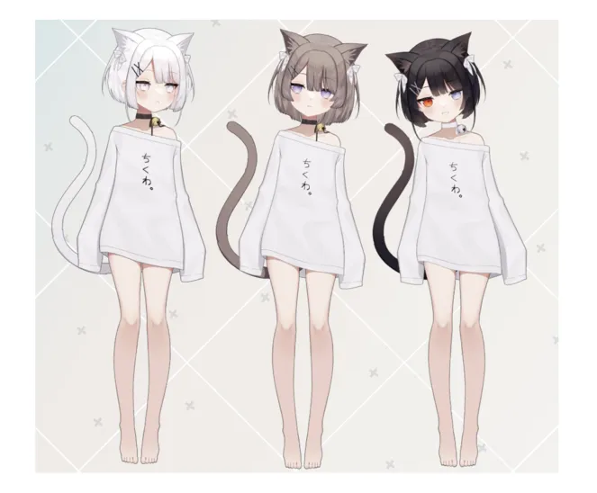 全2240通り＋α】髪型もカスタムできる「汎用ちくわちゃん」 - 入鹿ぱる 