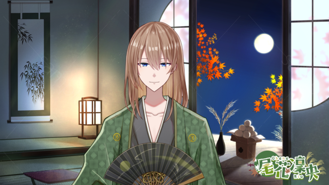 非売品 扇子を持った着物の男性 Live2d Kstudio かわにな Nizima By Live2d