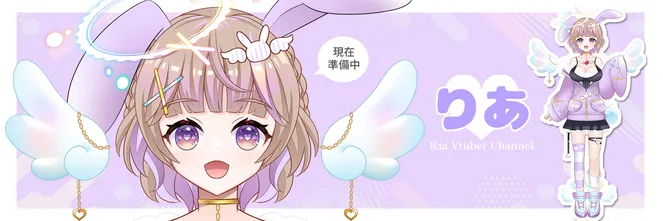 ウサギ天使の女の子 - kawase - nizima by Live2D