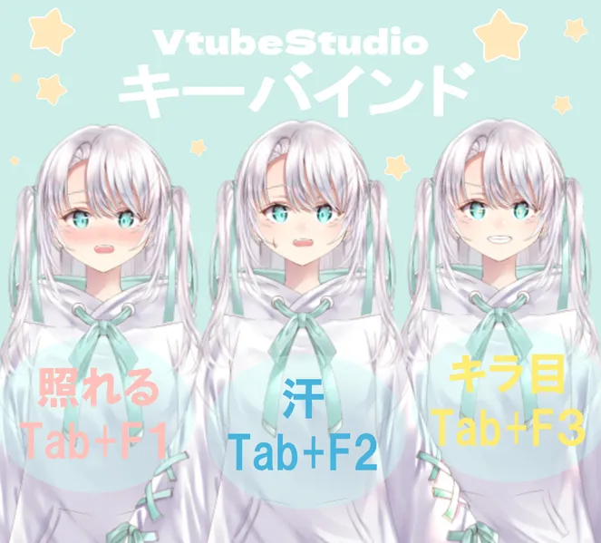 汎用モデル】白髪パーカー女子【VTS】 - 昼月ぼぶ - nizima by Live2D