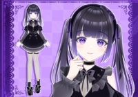 限定1点】地雷系女の子（PurpleModel）【VTS対応】 - のんべんクラ