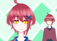 パーツ分け済みのpsd］男の娘 - momo - nizima by Live2D