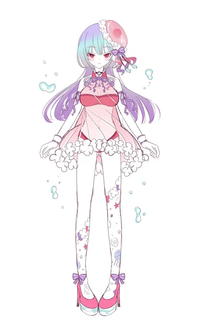 紅クラゲと紫クラゲのVTuber - kawase - nizima by Live2D
