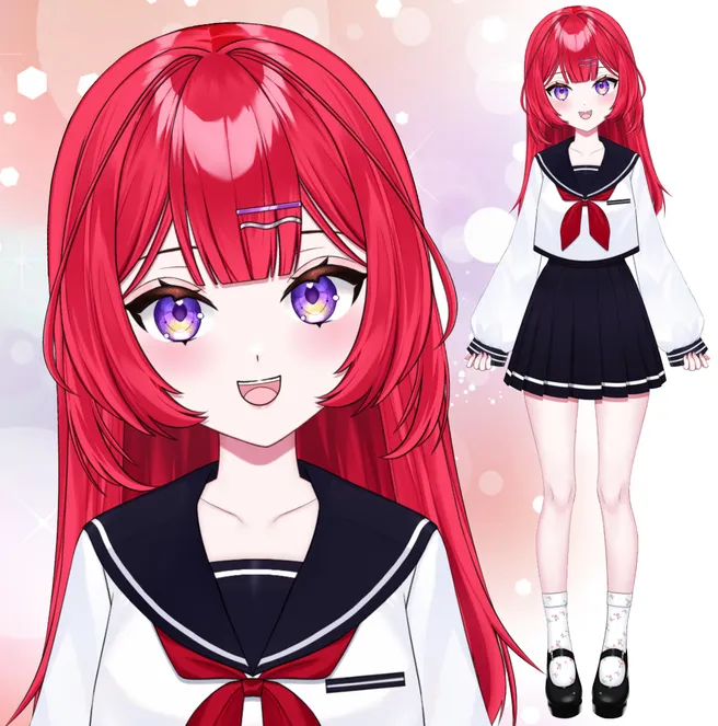 限定1点】赤髪ちゃん【VTubeStudio用モデル】 - sanny - nizima by Live2D