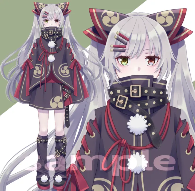 パーツ分け済みPSD】巫女パンクちゃん【限定1点】 - あさ - nizima by