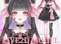 live2dモデル】白猫魔法使い【VTS対応】 - DG_STUDIO - nizima by Live2D