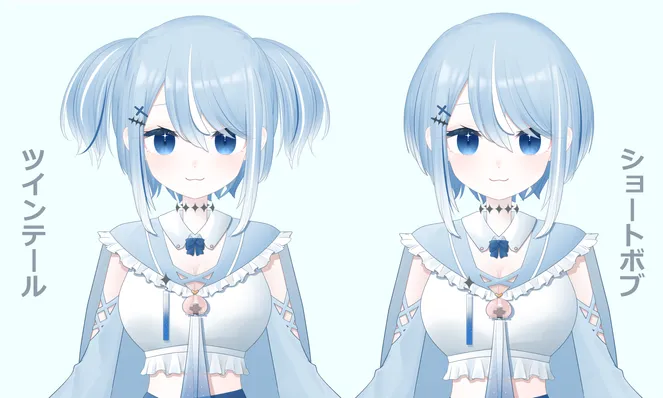 限定1点】青猫天使の女の子【Live2D準備中】 - 盛田 - nizima by Live2D