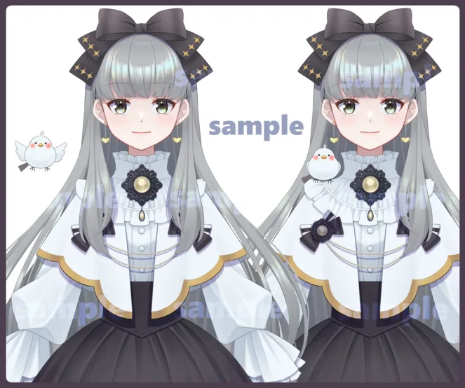 パーツ分け済みPSD】小鳥と少女【限定1点】 - あさ - nizima by パーツ分け済みPSD】小鳥と少女【限定1点】 - あさ - nizima by