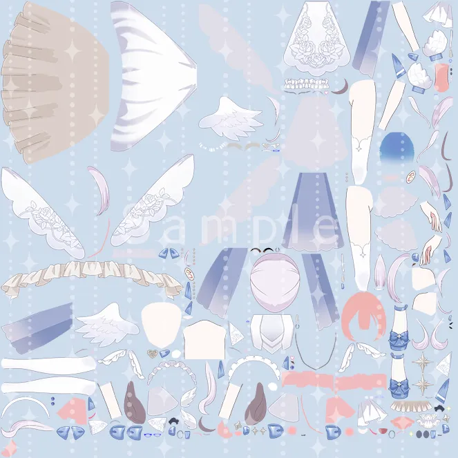 アラシャン天使ちゃんパーツ❀ アラシャン天使ちゃんパーツ❀