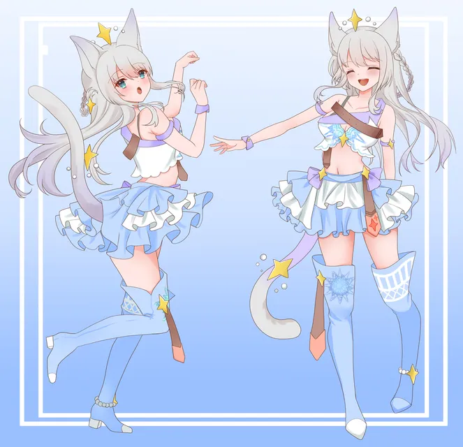 限定1点】VTuber向け 立ち絵2点【Clipファイル】 - 依吹 - nizima by
