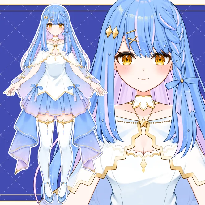 ゆきみページ パーツ分け済みpsd】星詠みちゃん【限定1点】 - 萩よしの - nizima by