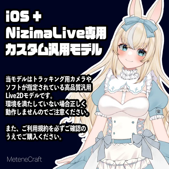 高品質汎用モデル】カスタムメイド【NizimaLive】 - 『MeteneeCraft 