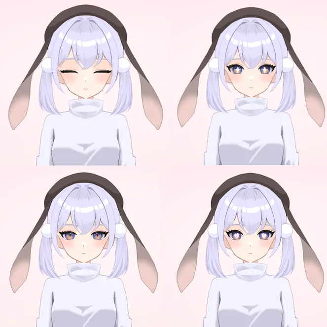 限定1点】垂れ耳女の子【VTS対応】 - nito - nizima by Live2D 限定1点】垂れ耳女の子【VTS対応】 - nito - nizima by Live2D