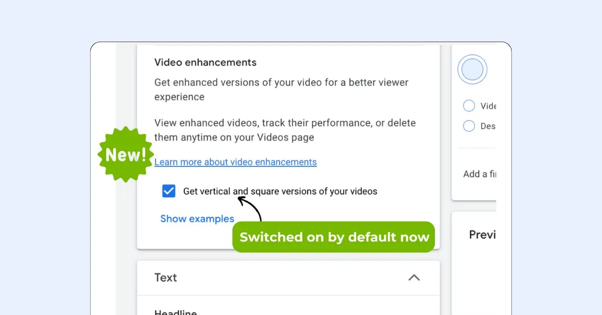 Google Ads launches silent Opt-in for automated video enhancements in Demand Gen campaigns