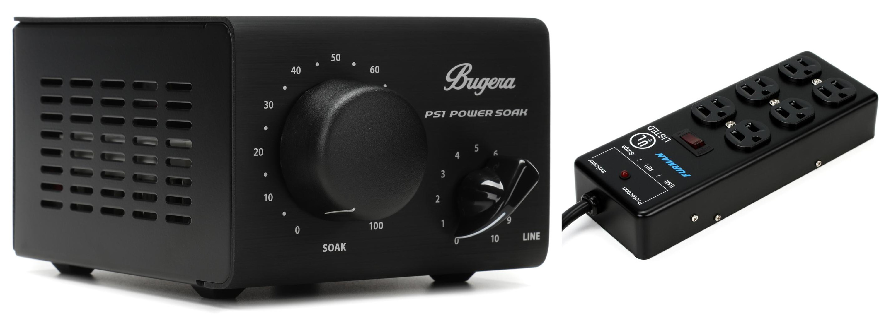 Bugera PS1 Passive 100-watt Power Attenuator   Furman SS-6B