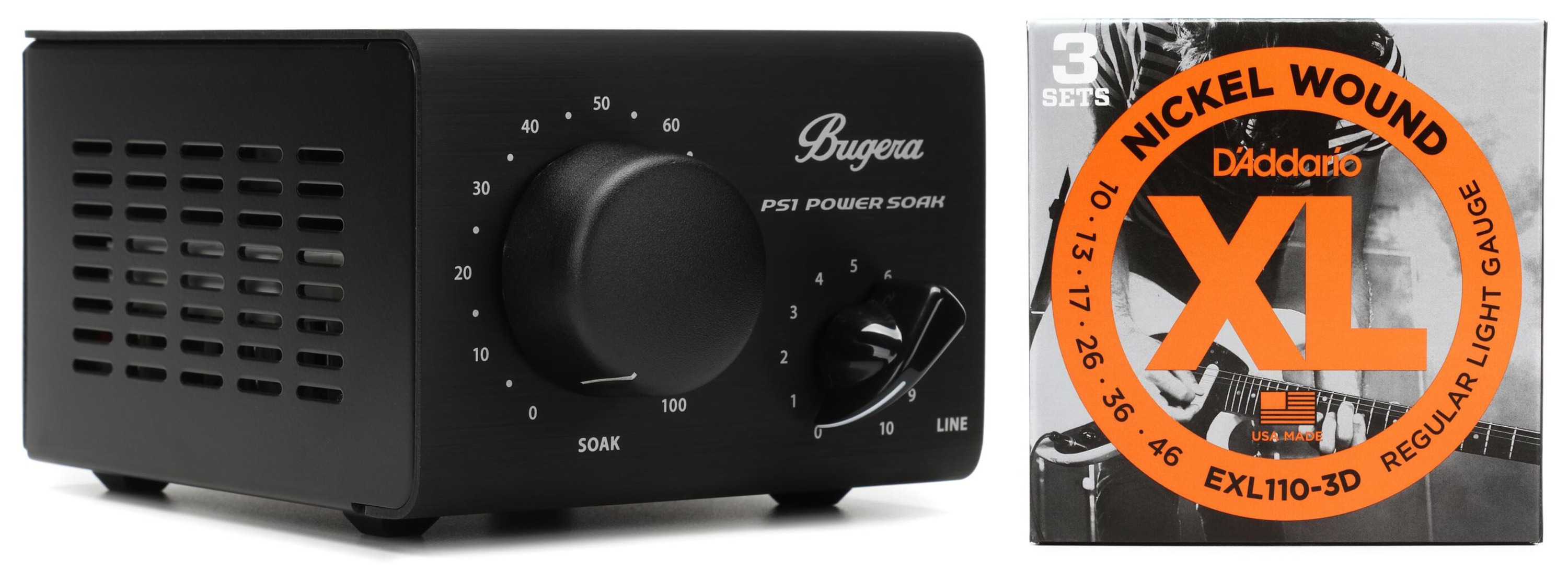 Bugera PS1 Passive 100-watt Power Attenuator   D'Addario EXL110-3D