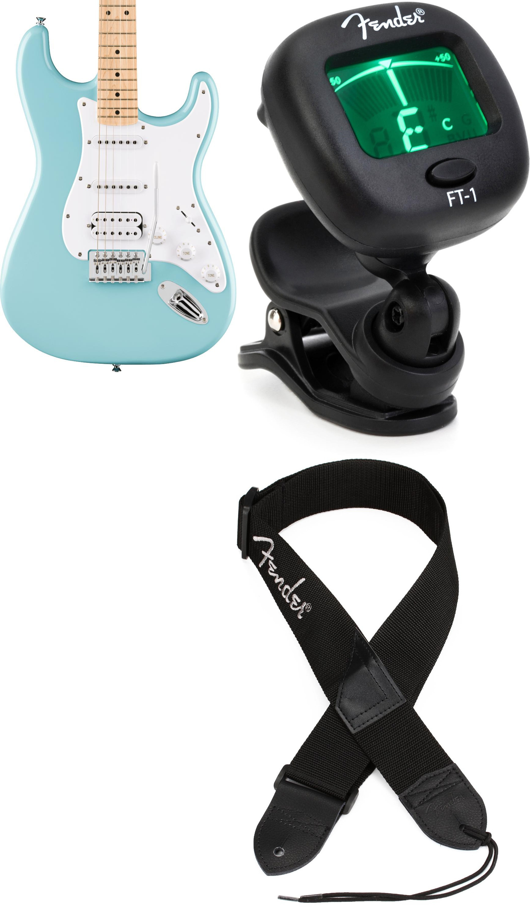Squier 0373202597 + Fender 0239978005 + Fender 0990662043 Value Bundle