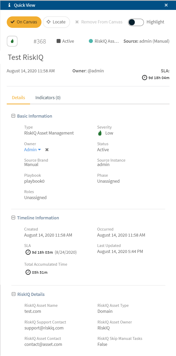 RiskIQAssetManagement_Incident_Quick_View