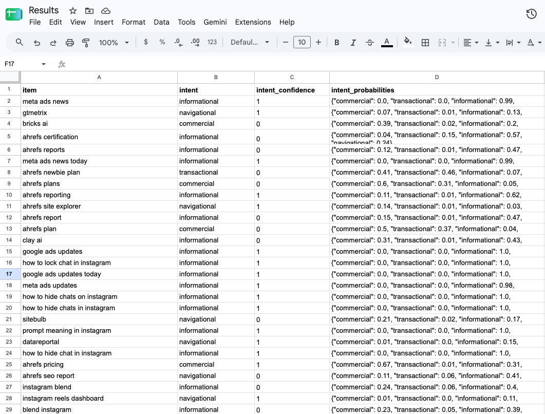 Classify Google Ads search terms with Jev