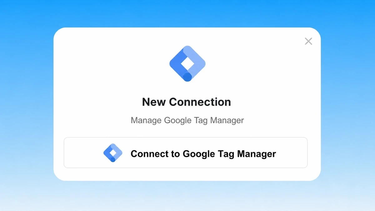 Markifact Google Tag Manager connection screen