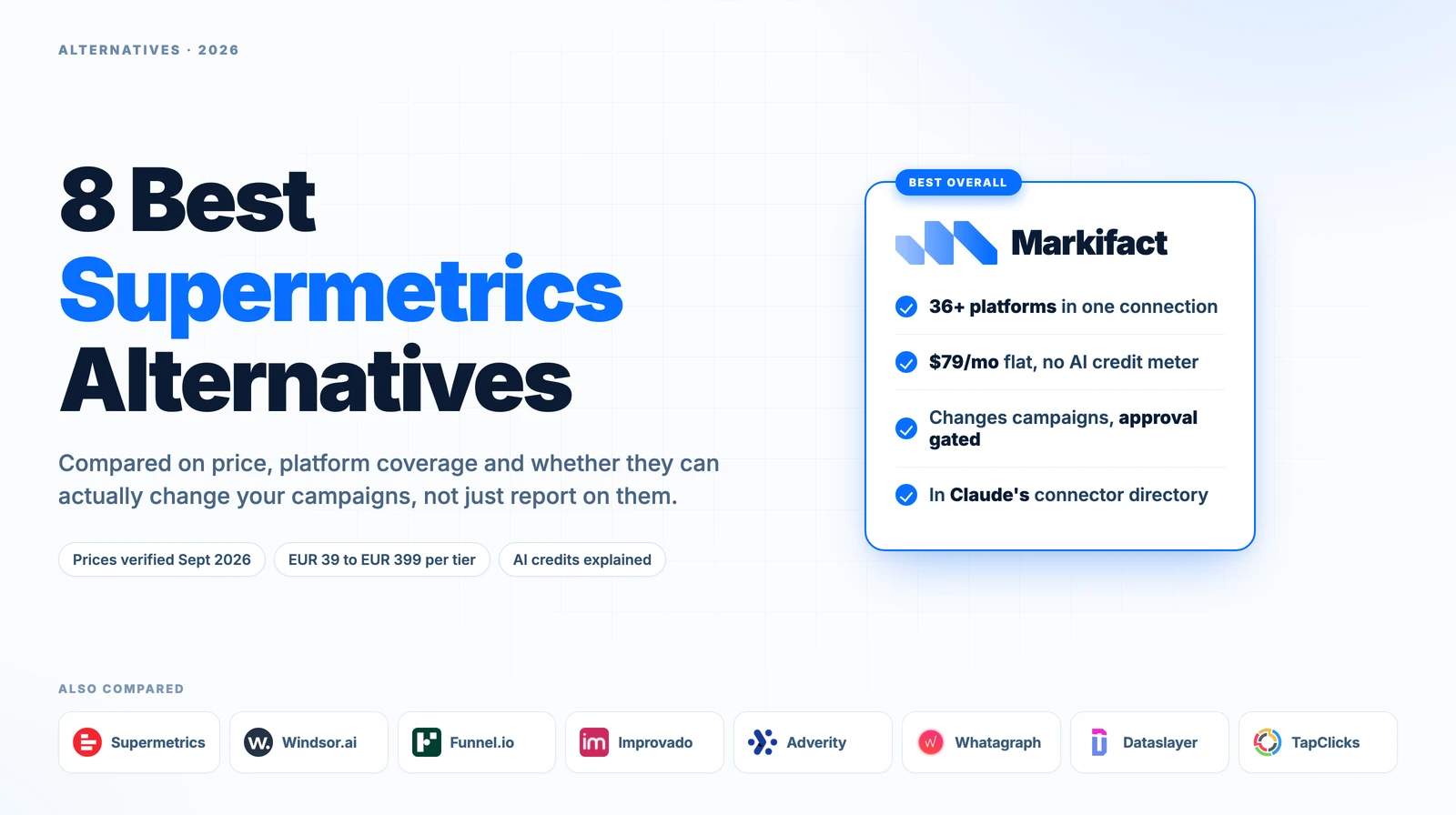 8 Best Supermetrics Alternatives in 2026 (Compared)