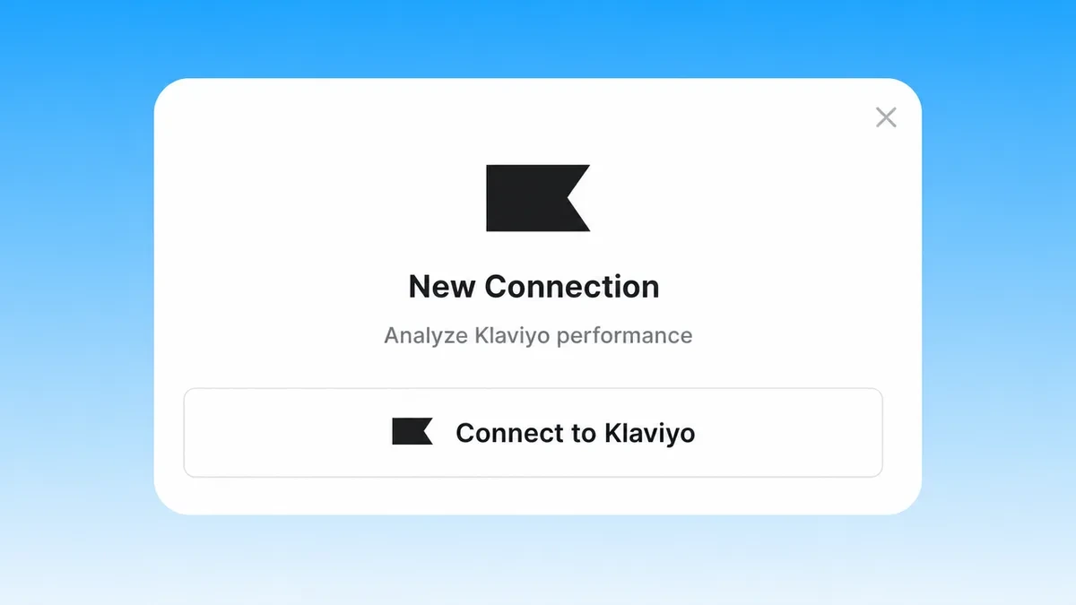 Markifact Klaviyo OAuth connection dialog